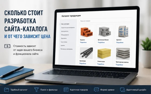 Скільки коштує розробка сайту-каталогу та від чого залежить ціна