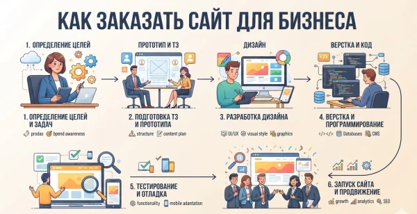 Як замовити сайт для бізнесу: покроковий посібник
