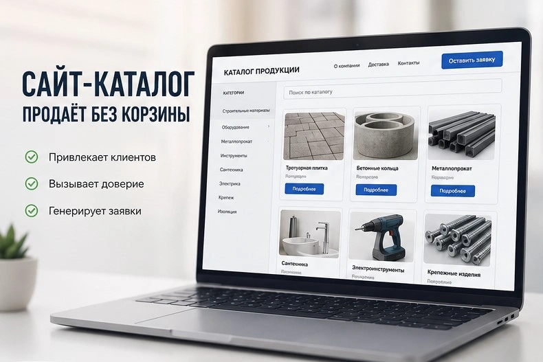 Як сайт-каталог збільшує продаж без кошика